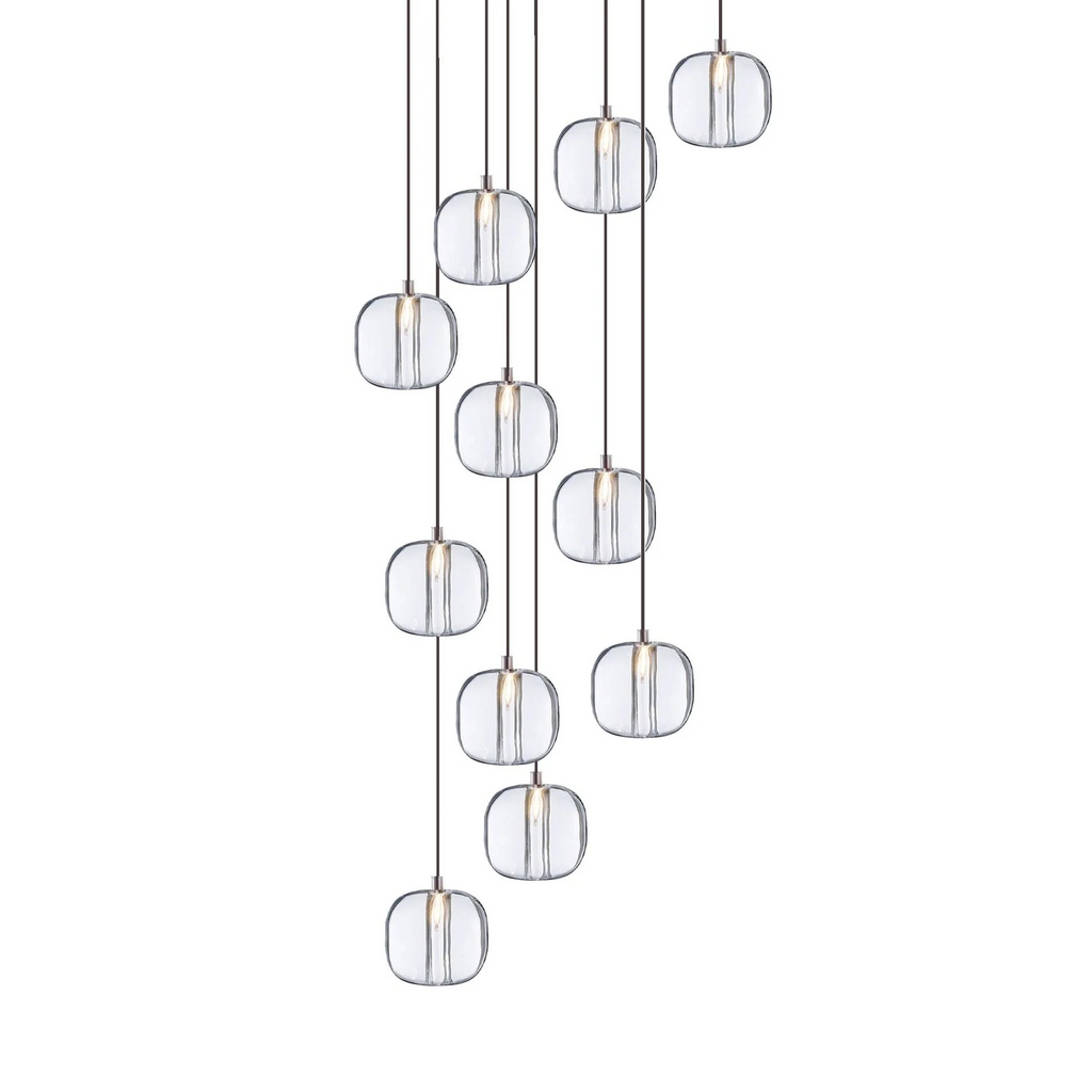 Glowcube Chandelier en Cristal Moderne - Neutralighting