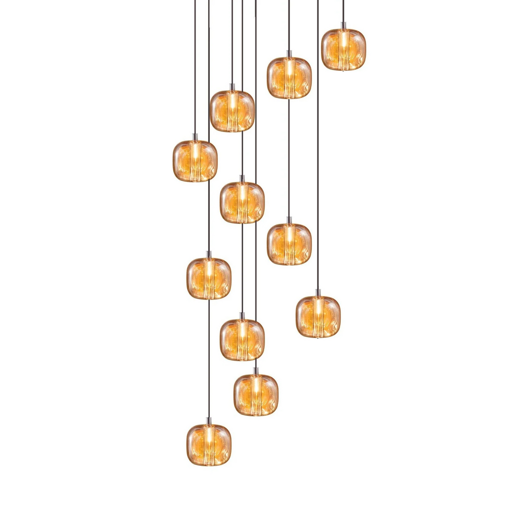 Glowcube Chandelier en Cristal Moderne - Neutralighting