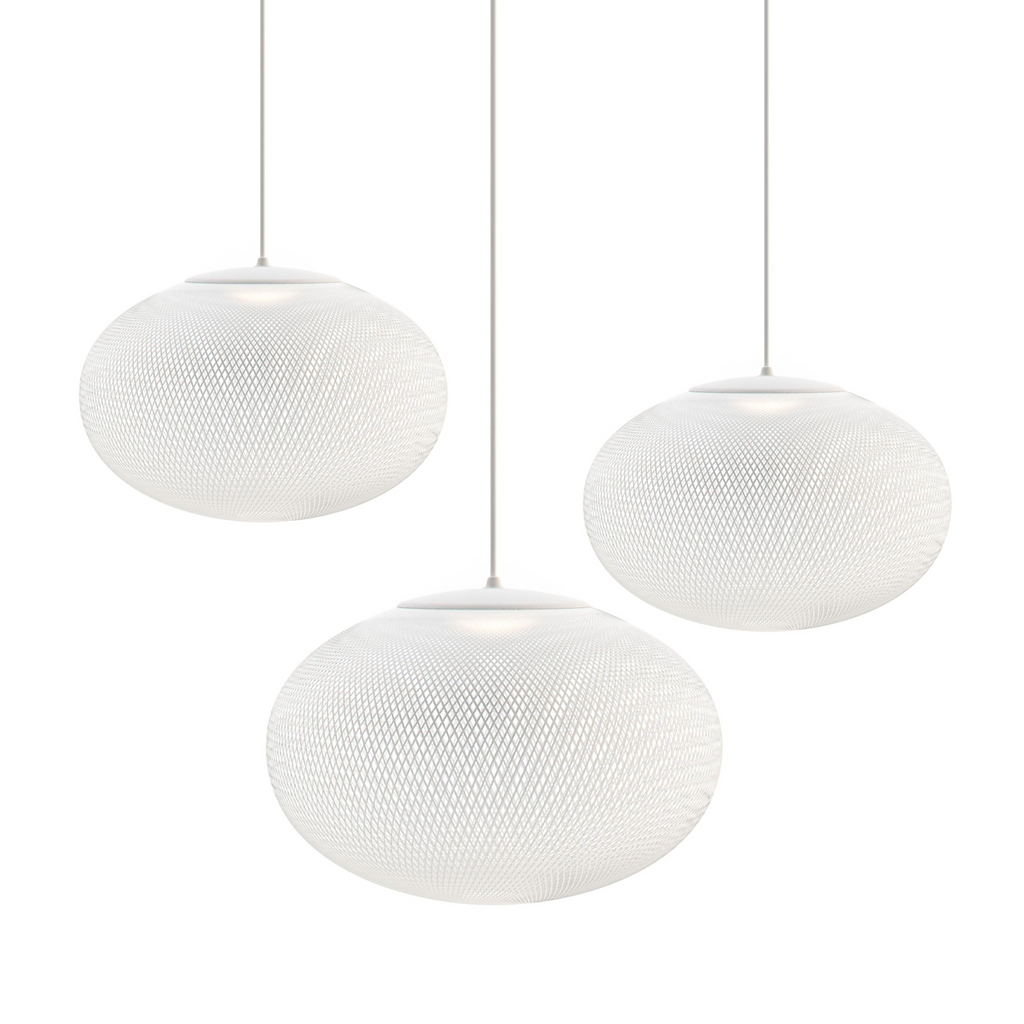 Lustra Suspension Lampe Maille Noire - Neutralighting