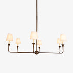 Lustra Suspension Lampe Bougie Noire Évasée - Neutralighting