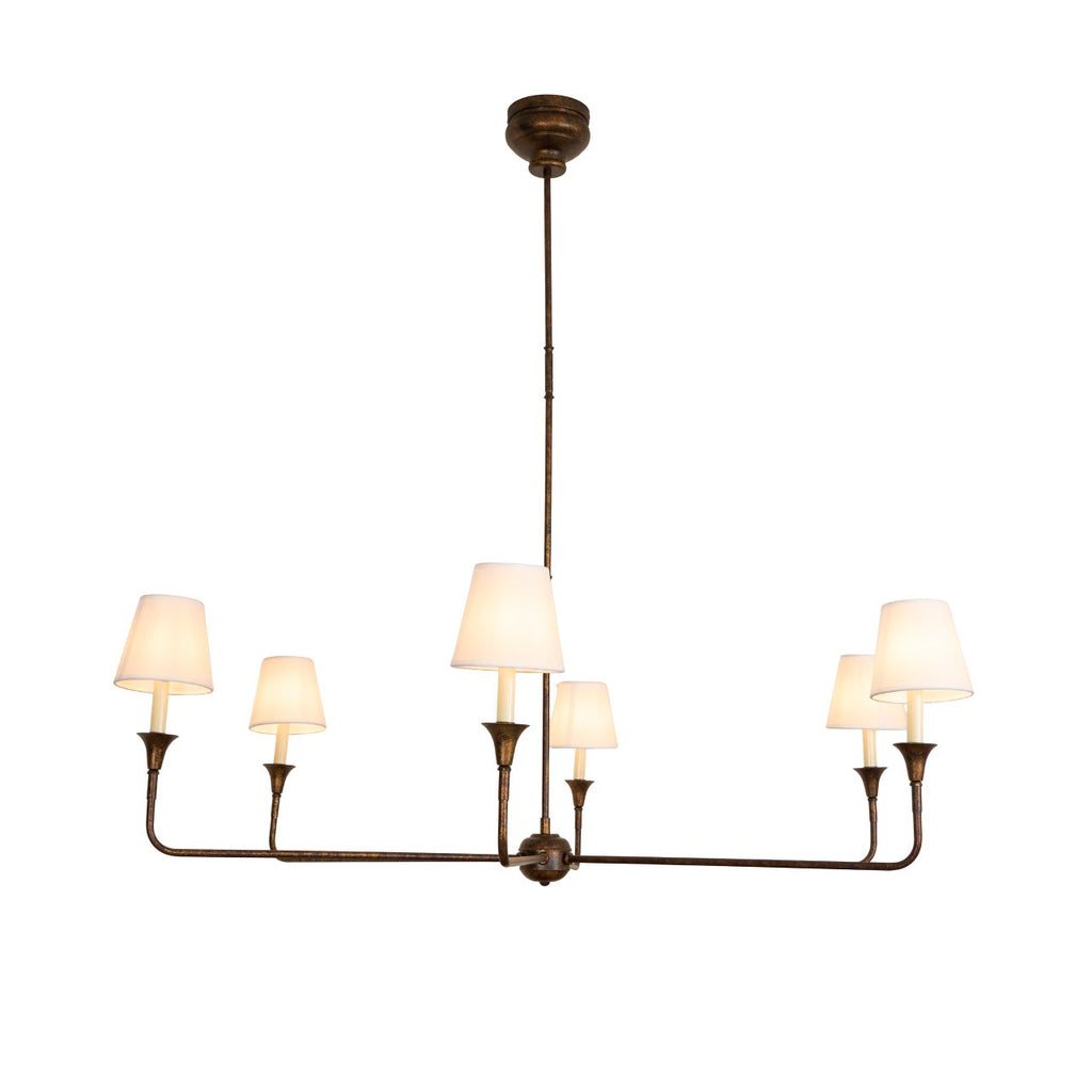 Lustra Suspension Lampe Bougie Noire Évasée - Neutralighting