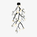 Lustra Lustre Noir Branche Fleur - Neutralighting