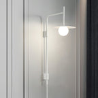Edan Swing Arm Plug-in Glass Wall Lamp - Neutralighting