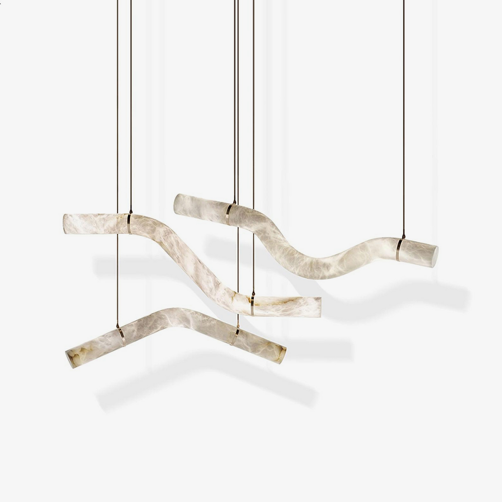 Utalyra Suspension en Albâtre Courbée - Neutralighting