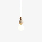 Ullaeia Sphère-Grappe Travertin Pendentif Lumière - Neutralighting