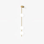 Lustra Applique Murale Sphères Verticales Laiton - Neutralighting