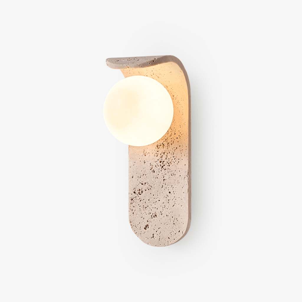 Cutalos Applique Murale Moderne en Travertin - Neutralighting