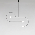 Lustra Chandelier Mobile Noir Minimaliste - Neutralighting