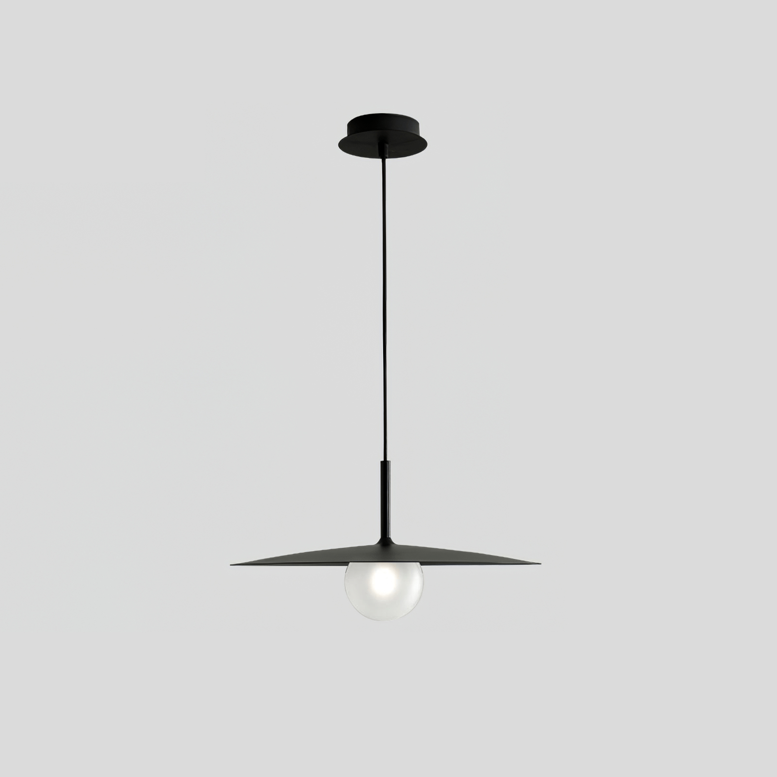 Lustra Suspension Lampe Abat-jour Plat pour Salon - Neutralighting