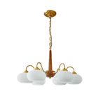 Lustra Suspension Persimmon Laiton et Verre Élégante - Neutralighting
