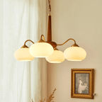 Lustra Suspension Persimmon Laiton et Verre Élégante - Neutralighting