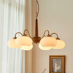 Lustra Suspension Persimmon Laiton et Verre Élégante - Neutralighting
