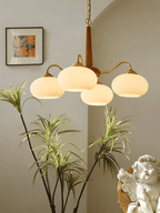Lustra Suspension Persimmon Laiton et Verre Élégante - Neutralighting