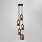 Talis Suspension en Verre Industrielle Chic - Neutralighting