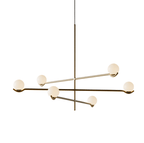 Noir Suspension Minimaliste en Verre - Neutralighting