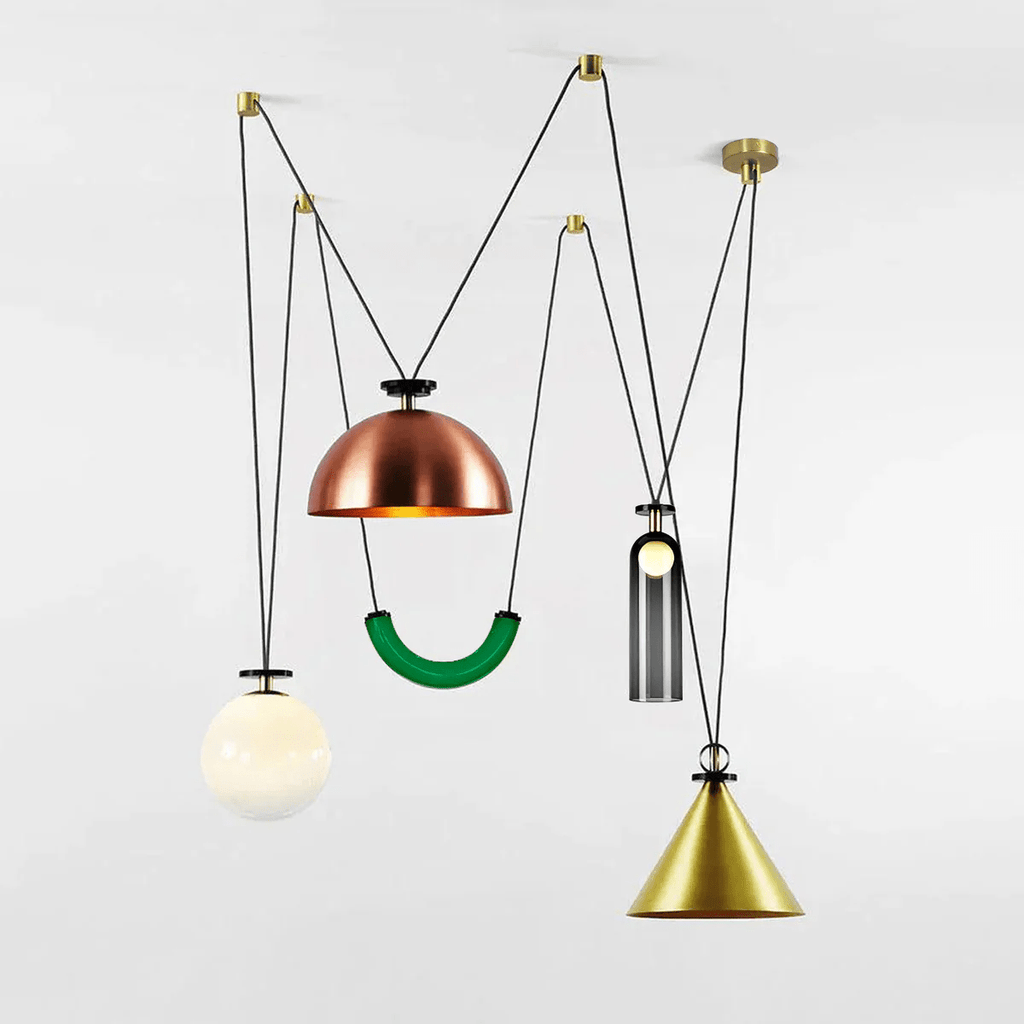 Lustra Chandelier en Forme Géométrique Art - Neutralighting