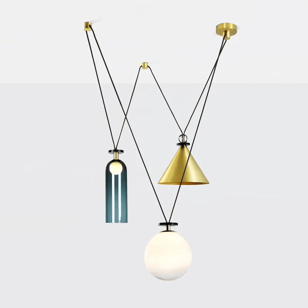 Lustra Chandelier en Forme Géométrique Art - Neutralighting