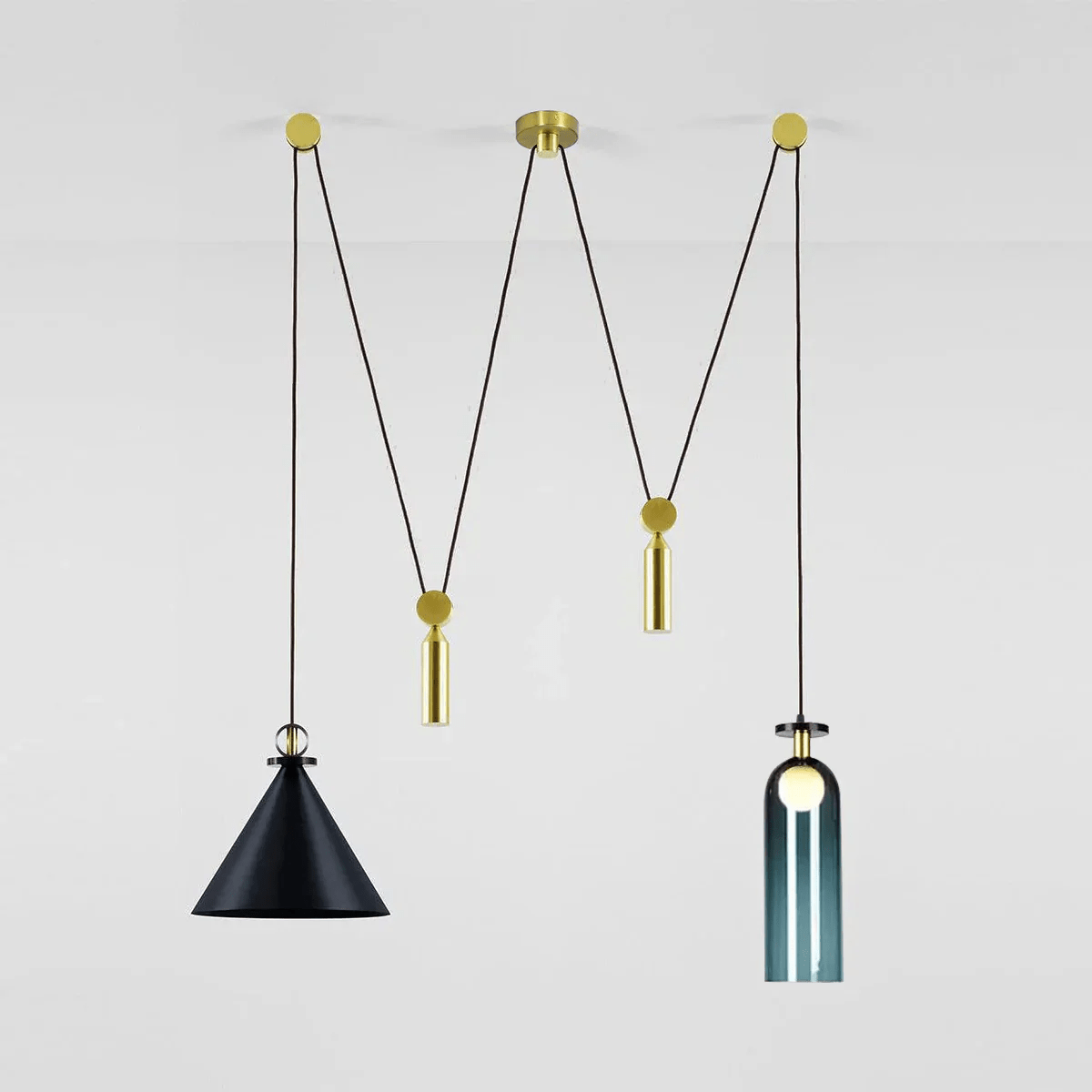 Lustra Chandelier en Forme Géométrique Art - Neutralighting
