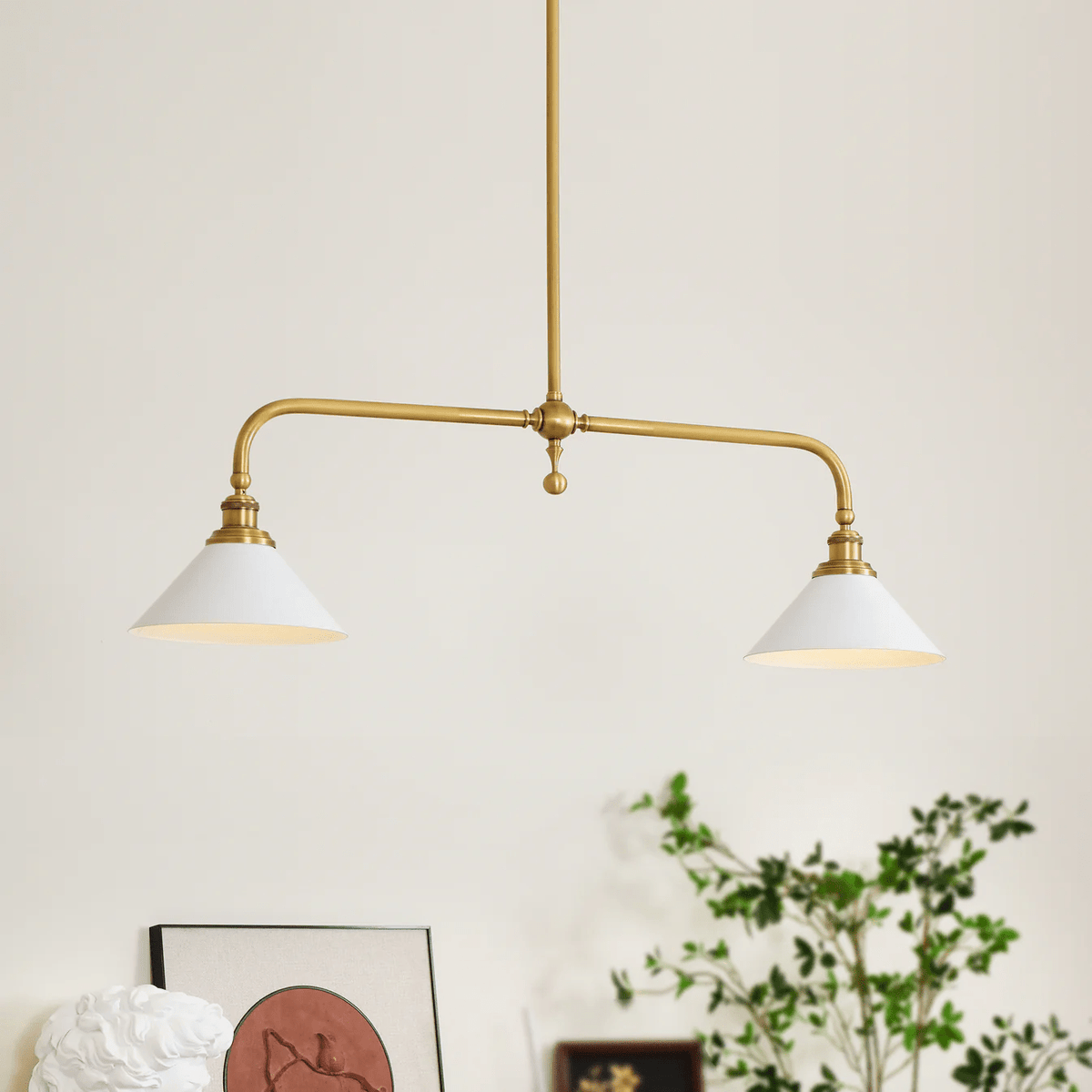 Duet Suspension Classique en Céramique - Neutralighting