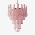 Aurora Chandelier en Verre Rose Luxe - Neutralighting
