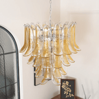 Aurora Chandelier en Verre Ambre - Neutralighting