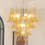 Aurora Chandelier en Verre Ambre - Neutralighting