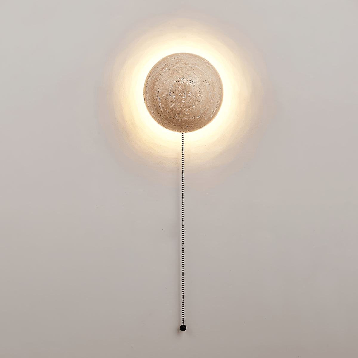 Nyvarion Applique Murale Minimaliste en Travertin - Neutralighting