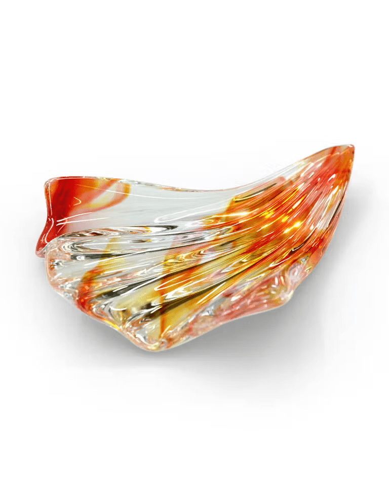 Elmiros Lustre Élégant en Verre Pétale - Neutralighting