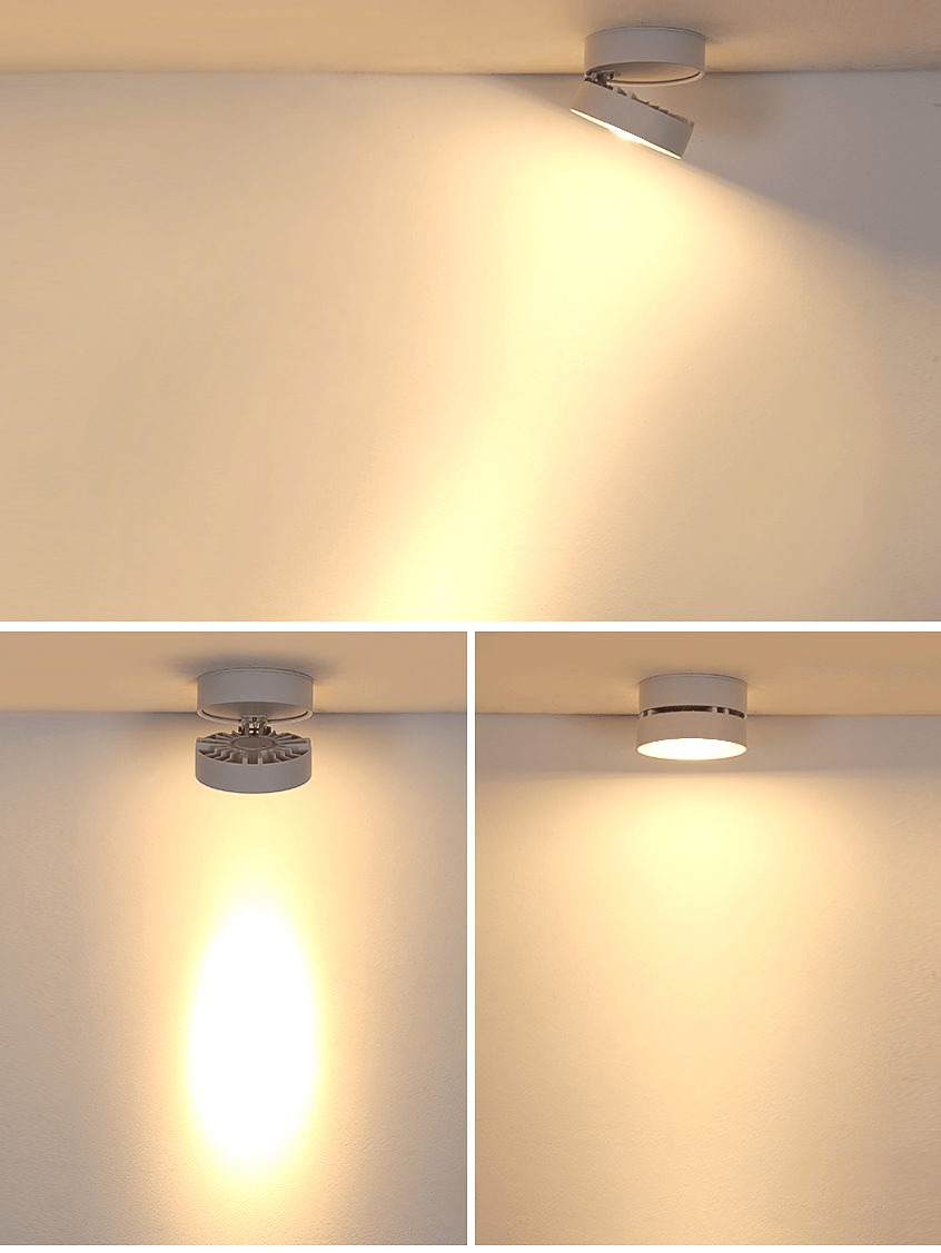 Lustra Downlight LED Rond Rotatif Ajustable - Neutralighting