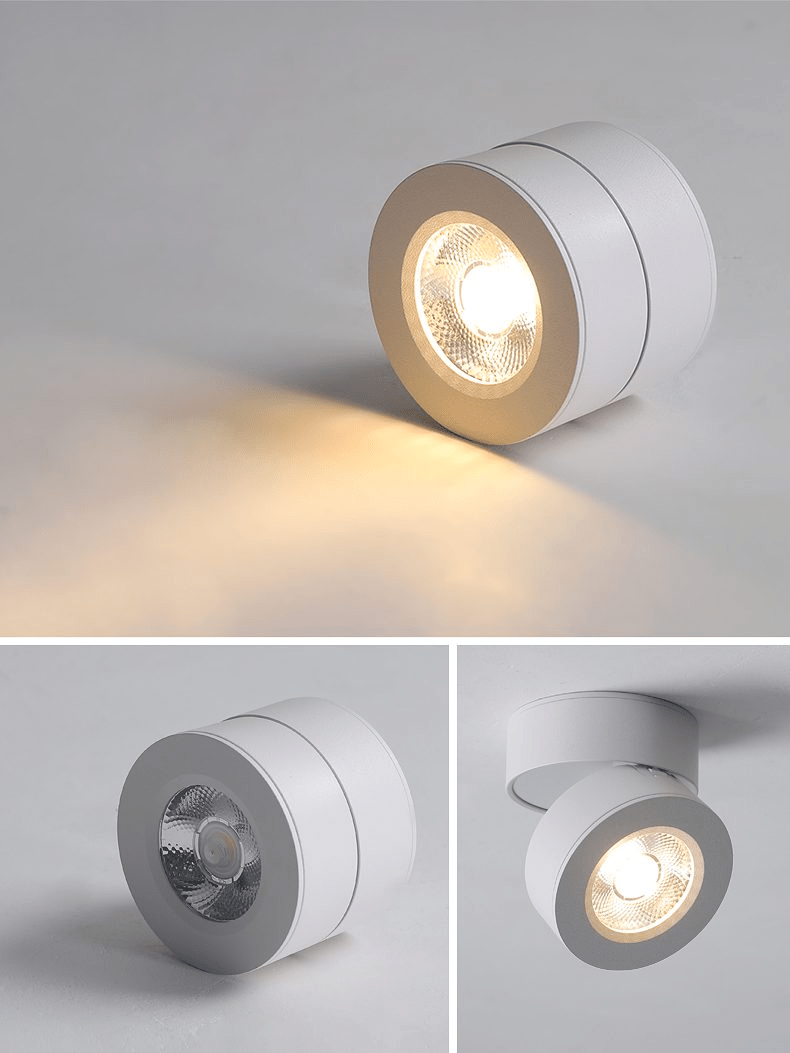 Lustra Downlight LED Rond Rotatif Ajustable - Neutralighting