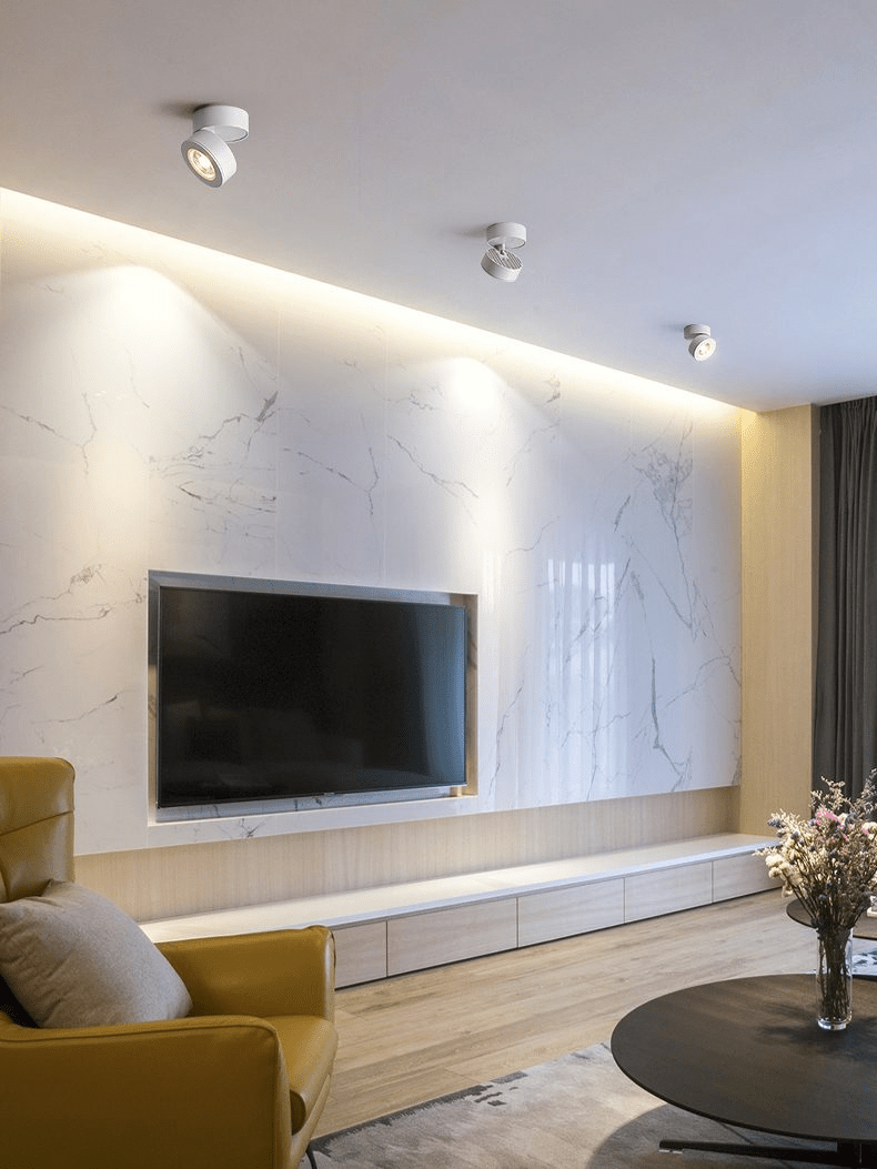 Lustra Downlight LED Rond Rotatif Ajustable - Neutralighting