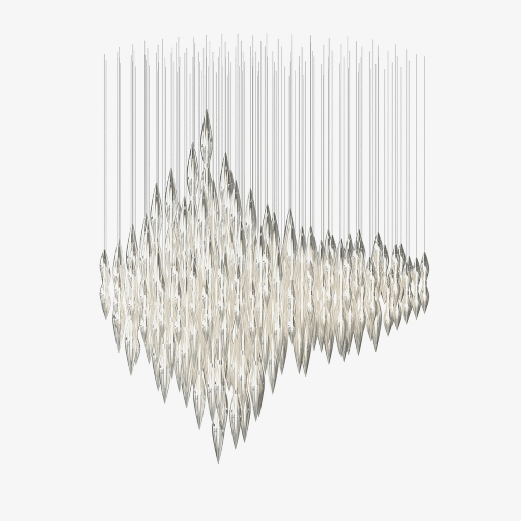 Oloren Chandelier Cristal Prismatique Luxe - Neutralighting