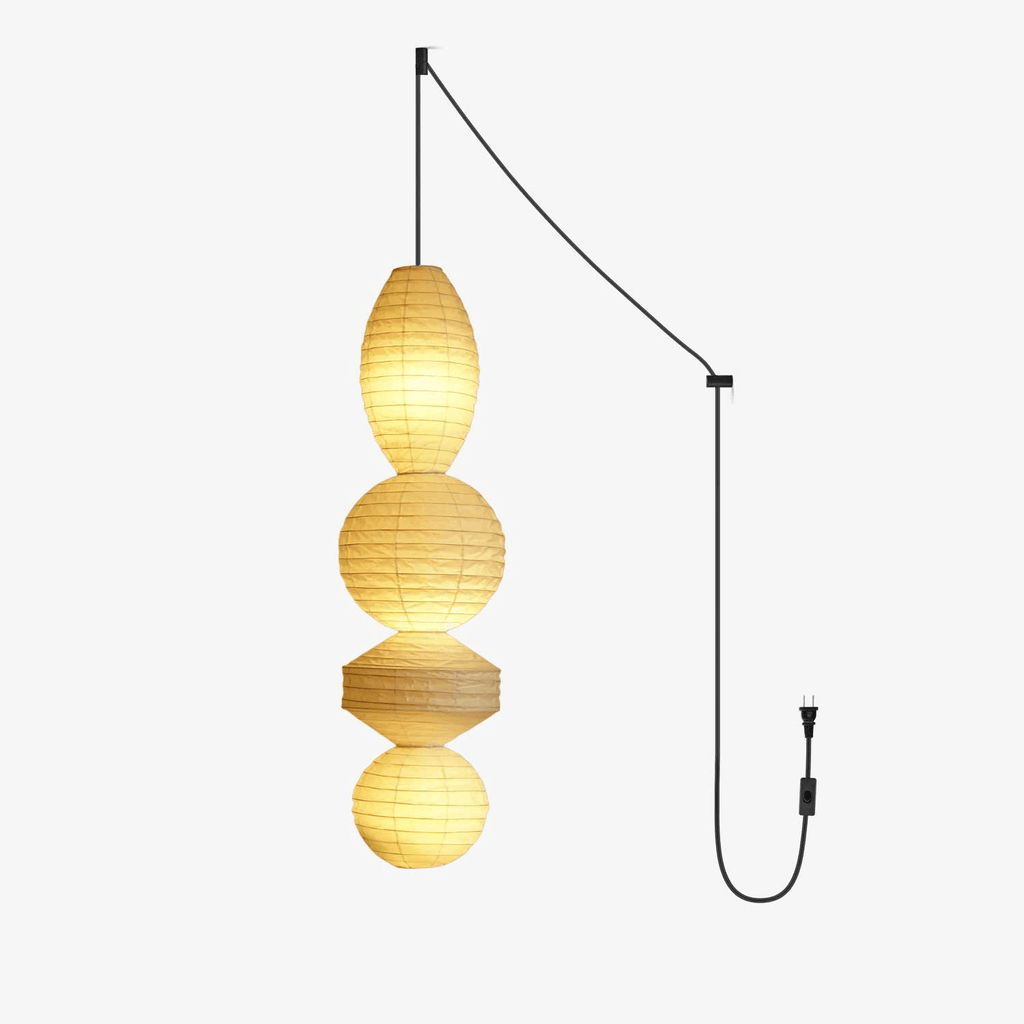 Solara Lampe Pendante en Papier Minimaliste - Neutralighting