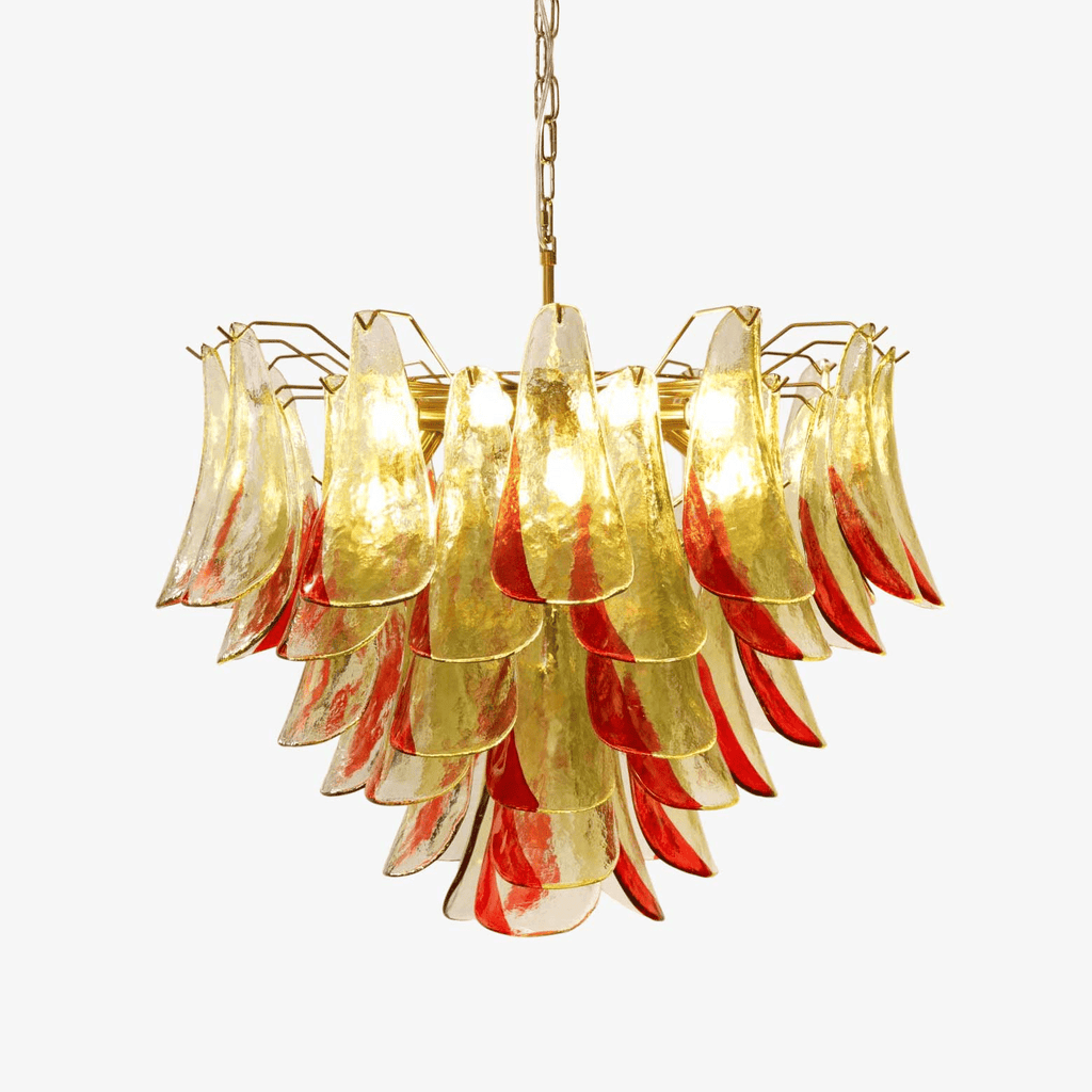 Aurora Lustre en Verre Murano Pétale Élégant - Neutralighting