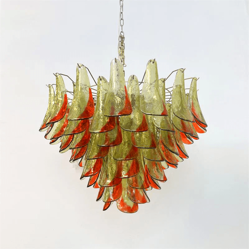 Aurora Lustre en Verre Murano Pétale Élégant - Neutralighting