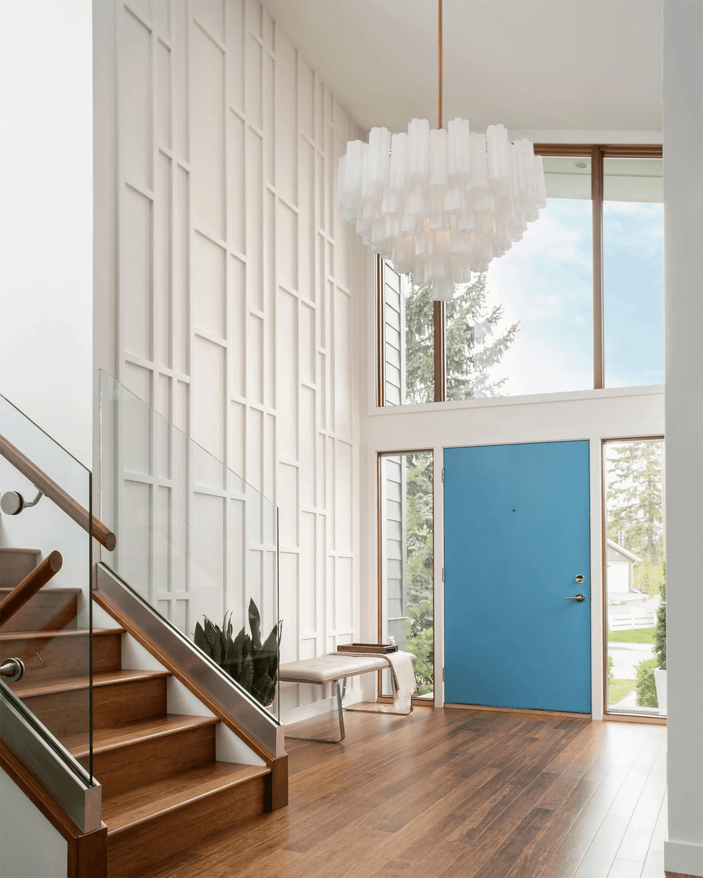 Aurora Chandelier Virella Tube en Verre de Murano Luxe - Neutralighting