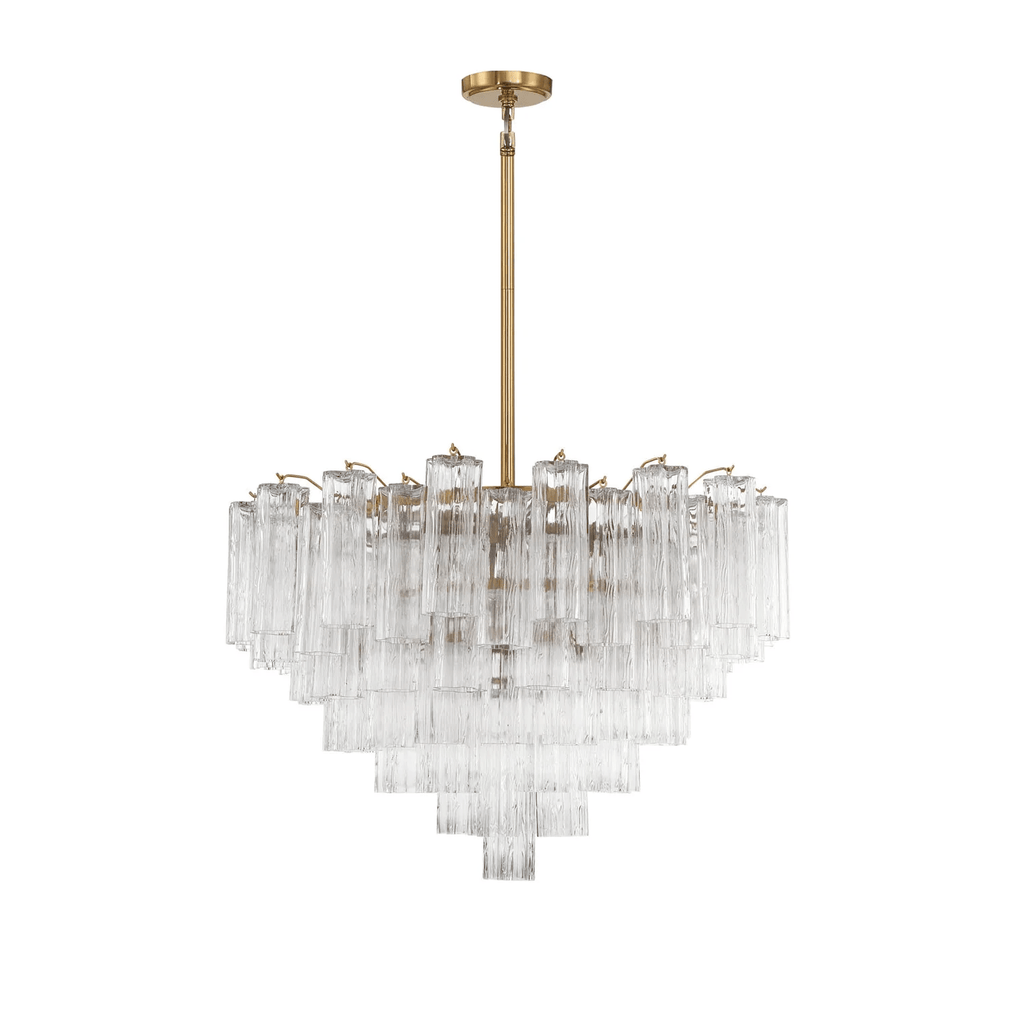 Aurora Chandelier Virella Tube en Verre de Murano Luxe - Neutralighting