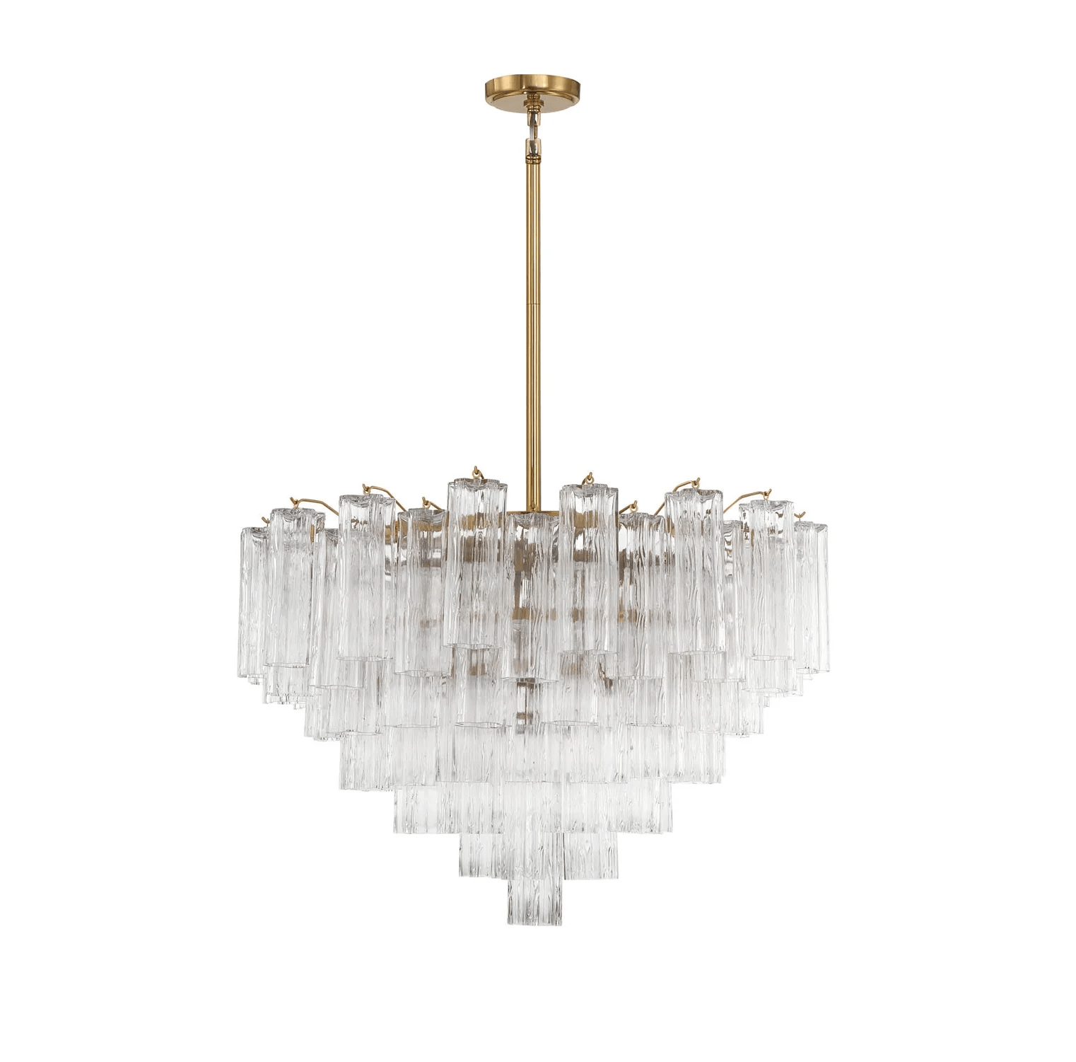 Aurora Chandelier Virella Tube en Verre de Murano Luxe - Neutralighting
