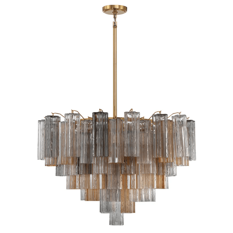 Aurora Chandelier Virella Tube en Verre de Murano Luxe - Neutralighting
