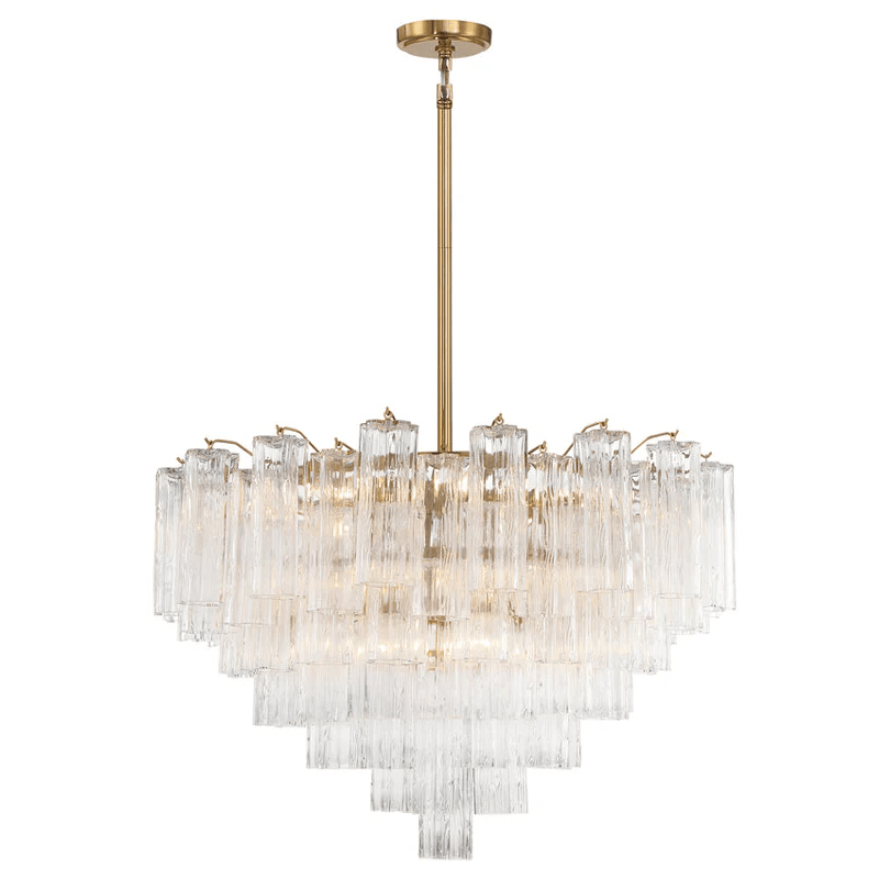 Aurora Chandelier Virella Tube en Verre de Murano Luxe - Neutralighting