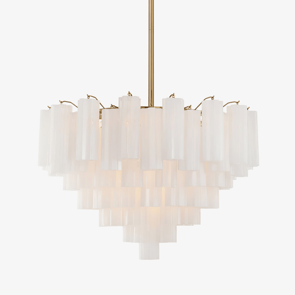 Aurora Chandelier Virella Tube en Verre de Murano Luxe - Neutralighting