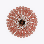 Aurora Lustre Rose Verre Tube Superposé Diamant - Neutralighting