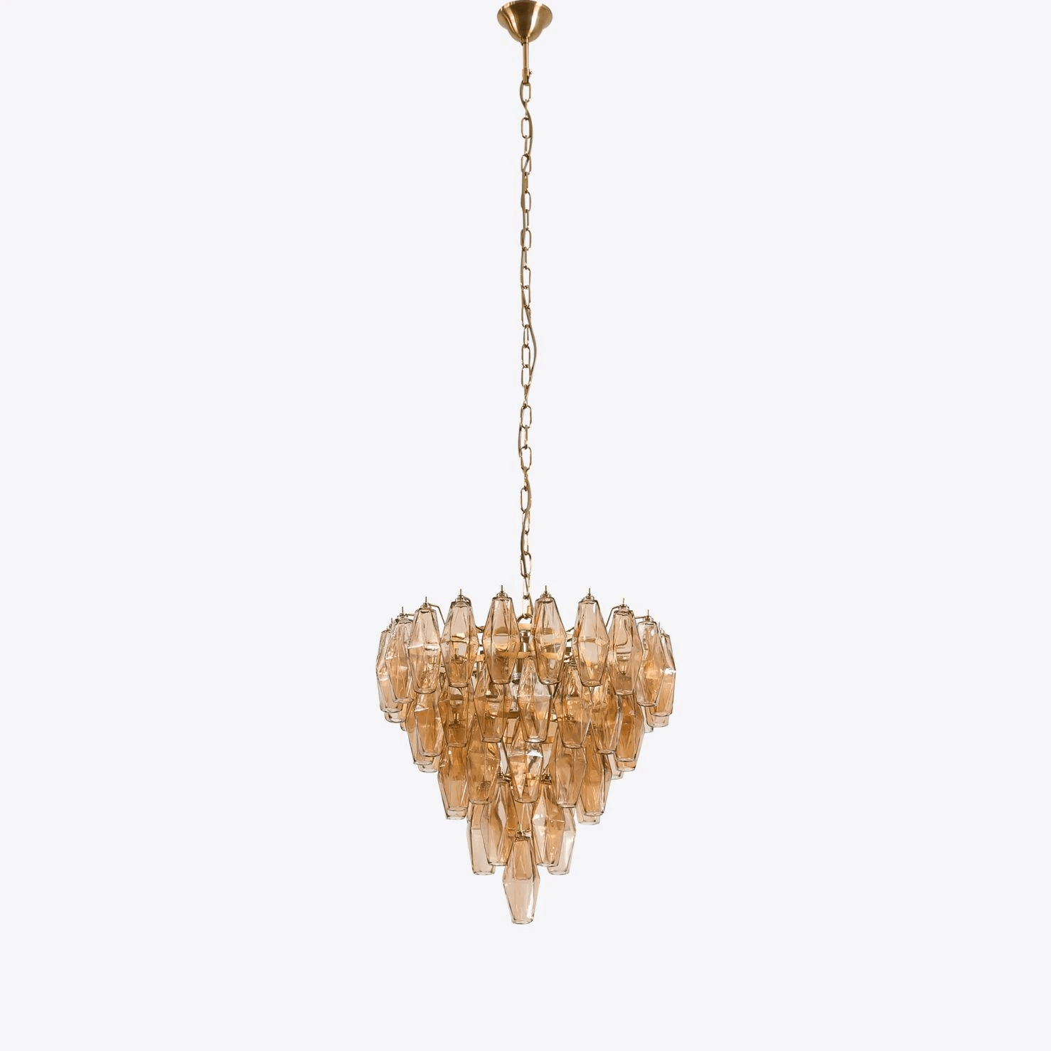 Aurora Lustre Rose Facetté Verre Superposé Vintage - Neutralighting