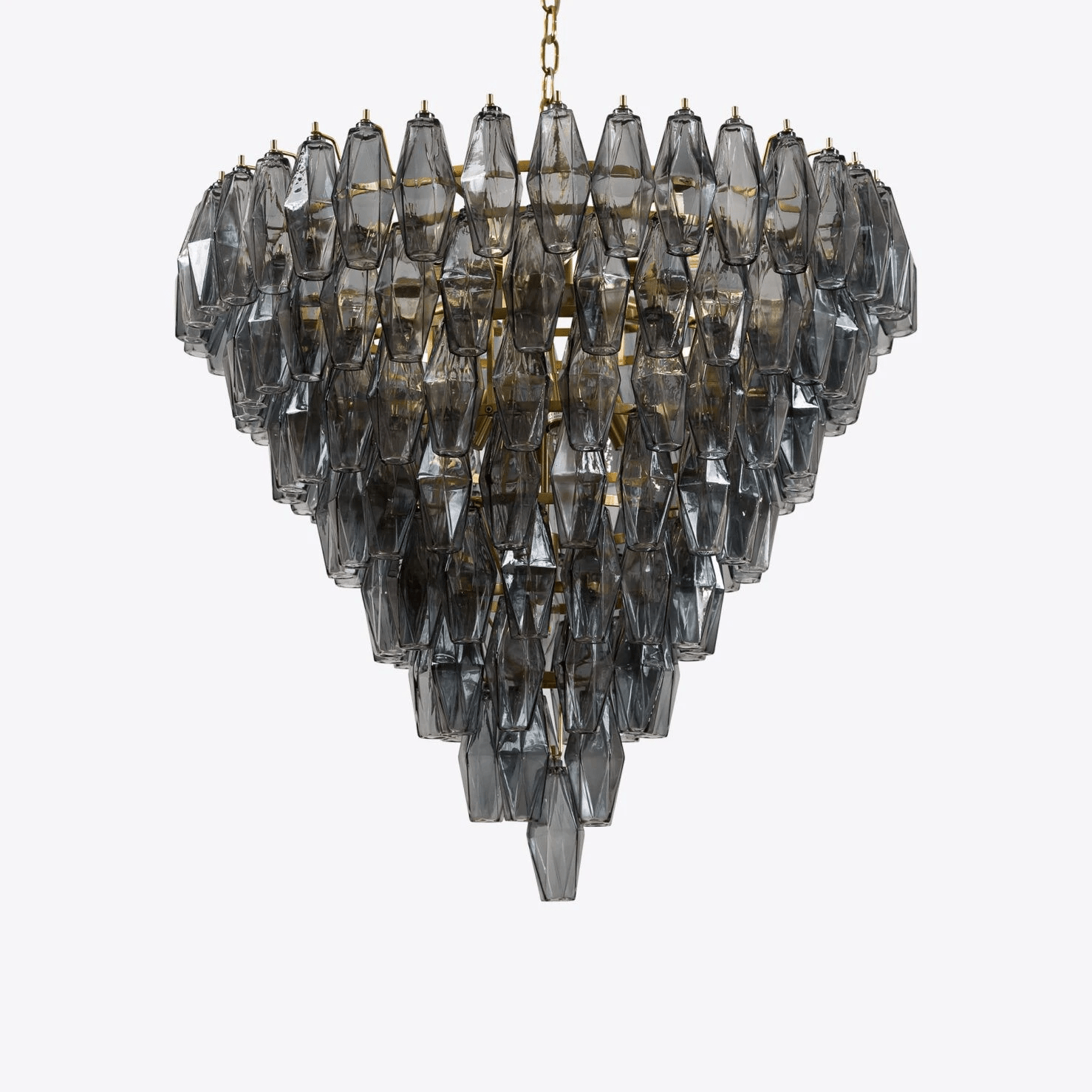 Aurora Lustre Rose Facetté Verre Superposé Vintage - Neutralighting