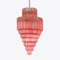 Aurora Lustre Ambre Diamant Verre Superposé Rétro - Neutralighting