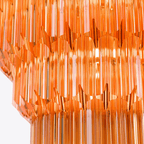 Aurora Lustre Ambre Diamant Verre Superposé Rétro - Neutralighting