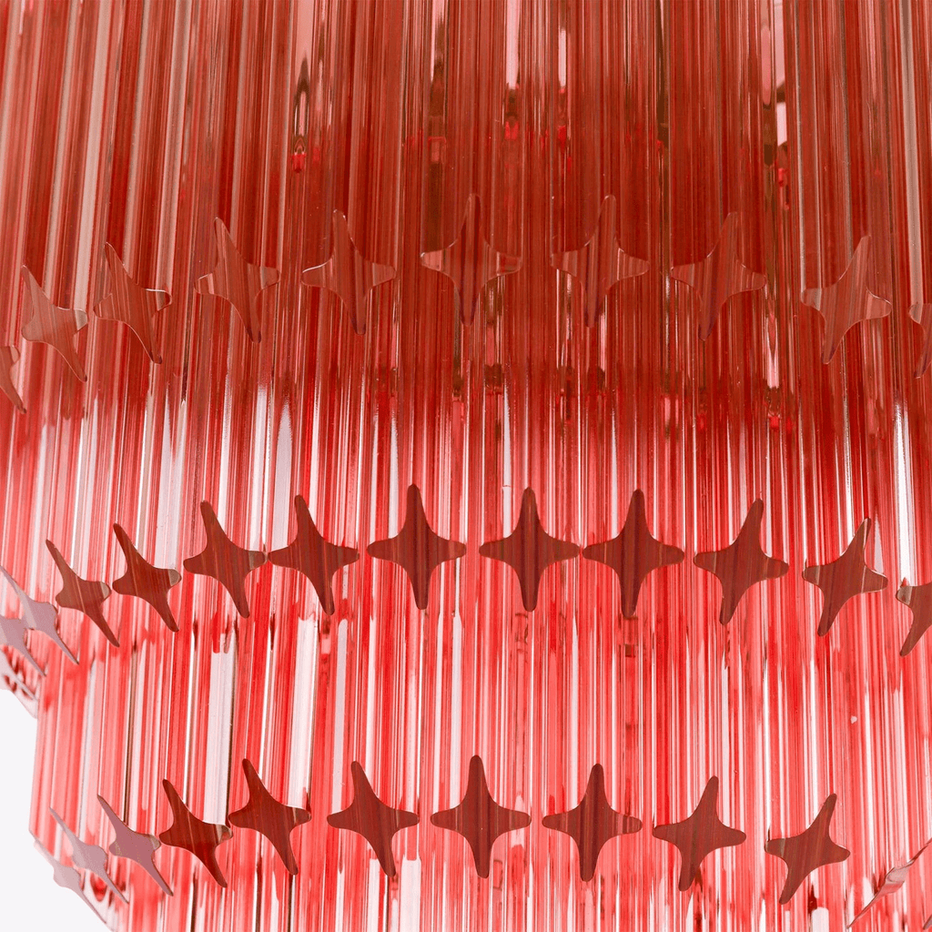 Aurora Lustre Ambre Diamant Verre Superposé Rétro - Neutralighting