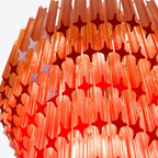 Aurora Lustre Ambre Diamant Verre Superposé Rétro - Neutralighting