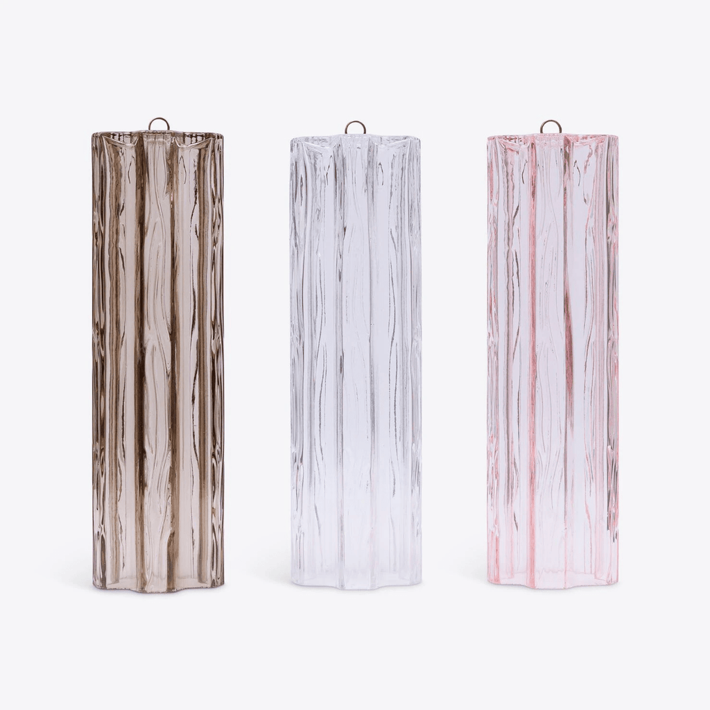 Aurora Lustre Cinq Étage Cannelé Verre Grande Mid Siècle - Neutralighting