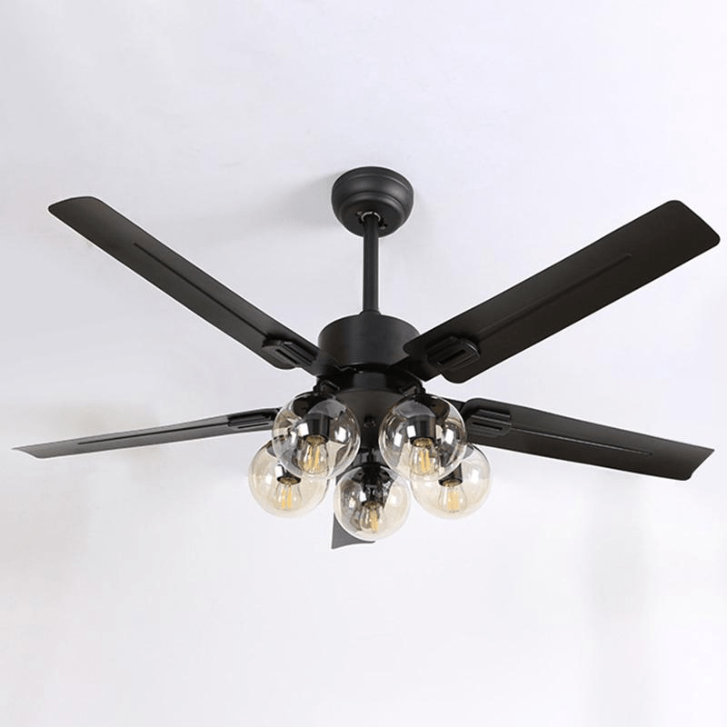 Zazoren Plafonnier Verre Noir Vintage - Neutralighting